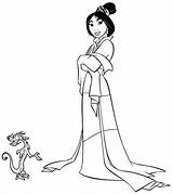 Mulan Animation Coloriage Shang Coloriages Everfreecoloring Besuchen Getdrawings Colorier sketch template