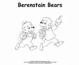 Coloring Bernstein Bears Sheet Choose Board sketch template