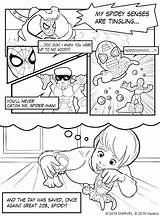 Coloring Pages Comic Man Spider Doc Ock Color Printable Getcolorings Hasbro sketch template