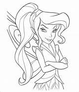 Tinkerbell Coloring Printable Pages Template Templates Colouring sketch template
