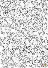 Coloring Floral Pattern Pages Printable Mandala Categories sketch template