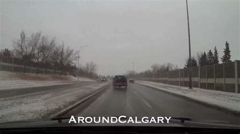 driving  calgary  nw downtown youtube