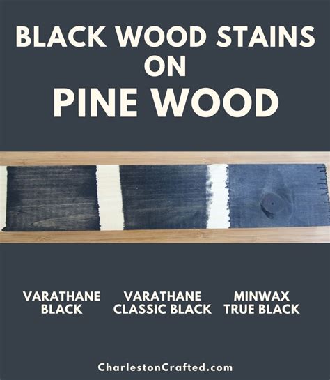 black wood stain colors