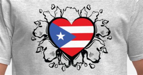 puerto rican pride heart men s t shirt spreadshirt