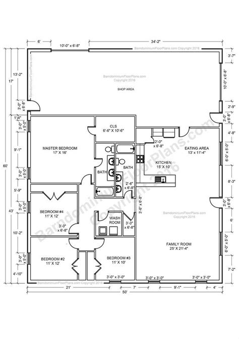 Topmost 40x60 Metal Building Home Floor Plans Most Excellent – New Home