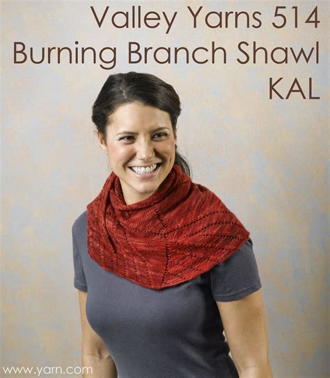 Webs Yarn Store Blog Kal Week 1 Valley Yarns 514 Burning Branch Shawl