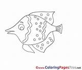 Coloring Pages Fish Children Sheet Title sketch template