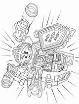 Nexo Knights Lego Kids Coloring Pages Fun sketch template