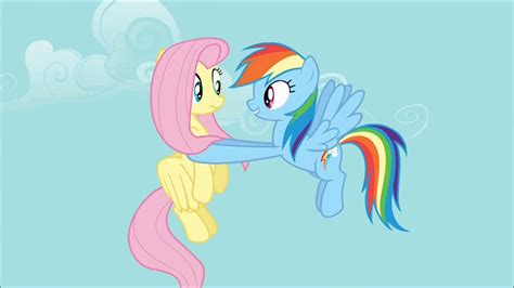 Fluttershy And Rainbow Dash Flying~ By Flutteralex On