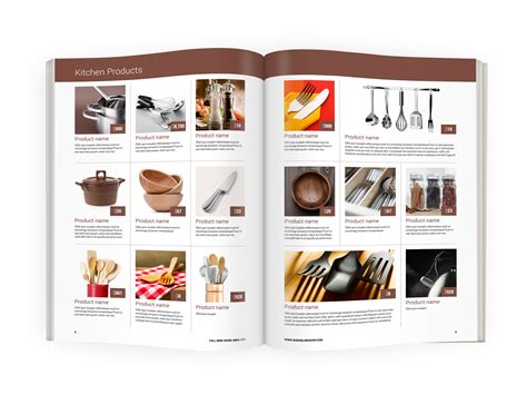 modern product catalog template  format size ready   customized