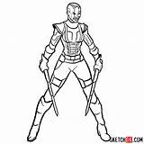 Nebula Galaxy Guardians Draw Drawing Step Sketchok sketch template