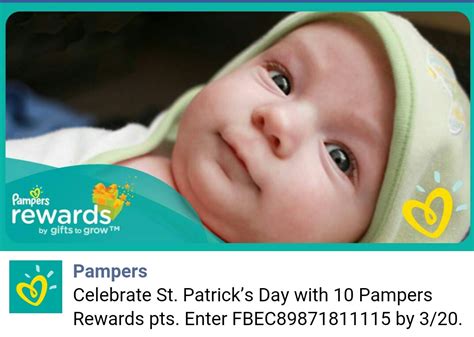 pampers rewards bonus codes sarnia mom source
