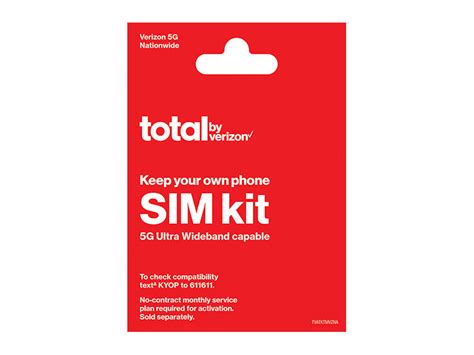 total  verizon    phone sim activation kit talktroops