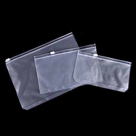 A5 A6 A7 Pvc Presentation Binder Folder Zipper Receive Bag Concise