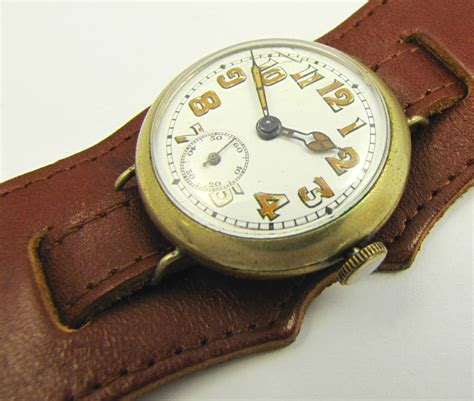 Original Nimra Swiss Ww1 Trench Wrist Watch On Leather