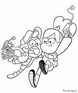 Falls Gravity Coloring Pages Fall Print Color Dipper Mabel Might Also Template Choose Board Colour sketch template