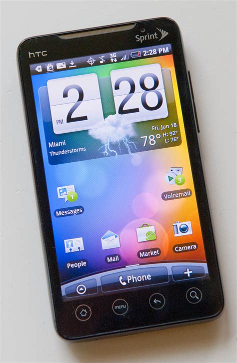 review sprint nextels htc evo  smartphone   force   reckoned