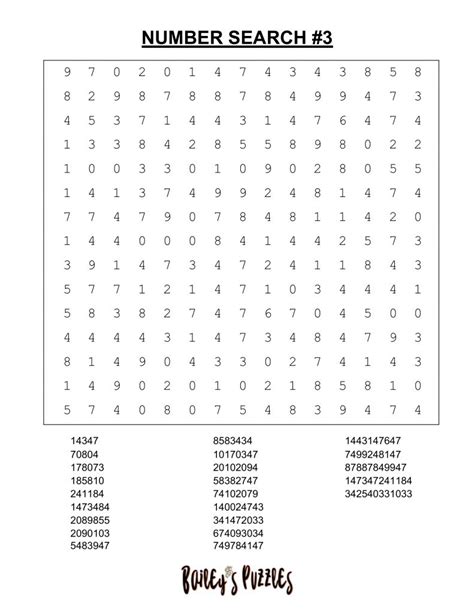 printable number word search coolbkids math  numbers word search
