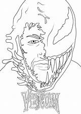 Venom Gratuit Agent sketch template