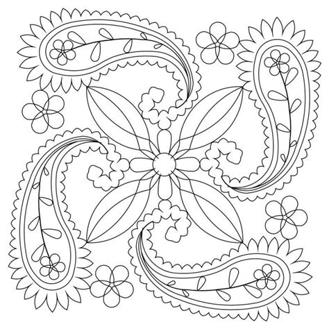 printable paisley coloring pages  getcoloringscom