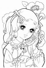 Coloring Pages Book Princess Vintage Manga Japanese Mia Color Books Cute Mama Picasa Web Albums sketch template