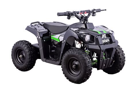 monster electric atv mini quad  wheeler  kids green