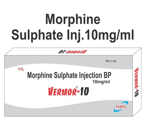 morphine sulphate verve human care laboratories cphi