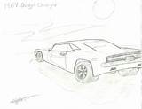 Charger 1969 Dodge Drawing Getdrawings Deviantart sketch template