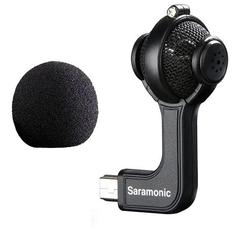 saramonicg mic  gopro hero     action sport cameras mm  noise mini stereo
