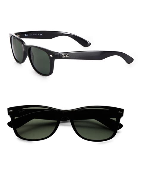 ray ban new wayfarer sunglasses in green for men black