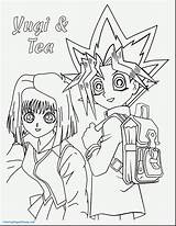 Coloring Pages Yugioh Getcolorings Yu Gi Oh sketch template
