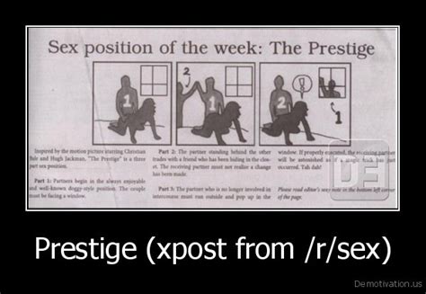 Sex Position Of The Week The Prestigekfttbmmdriii Ftftam Brfia An Wsr