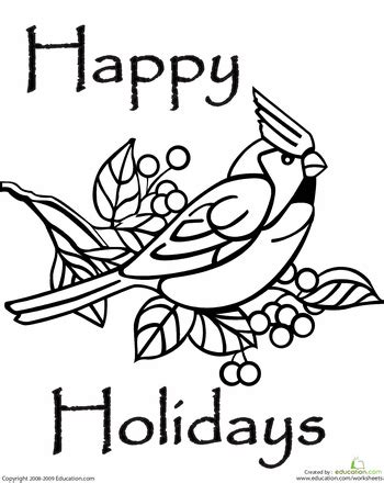 happy holidays coloring pages  amanda gregorys coloring pages