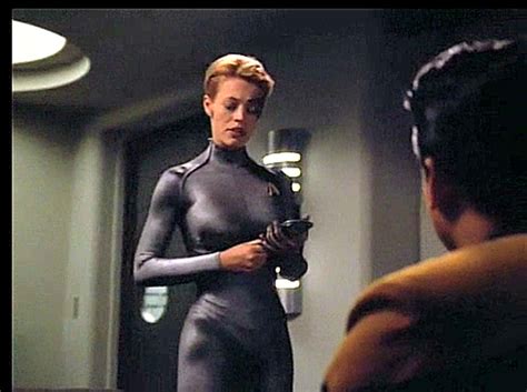 celebrity leather fashions jeri ryan seven of nine from