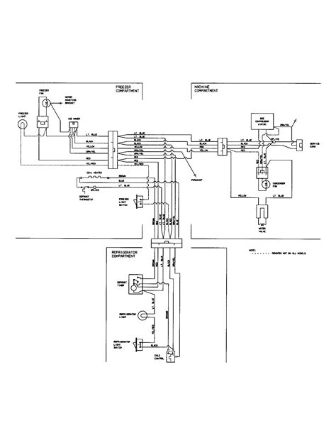 wiring diagram  kenmore refrigerator