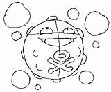 Koffing Pokemon Drawing Step Draw Easy Lesson sketch template
