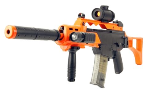 Double Eagle M85 Electric Semi Automatic Bb Gun G36 Replica Orange And