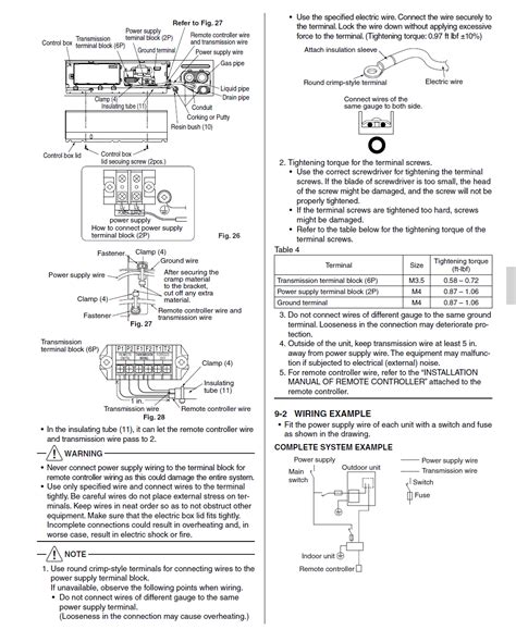 connecting daikin internal unit fhqpvju  external cool  rkslvju installation manual