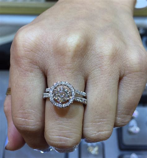 ring guard enhancer diamond halo wedding ring enhancer