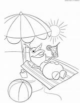 Disney Summer Coloring Pages Printable Getcolorings Color sketch template