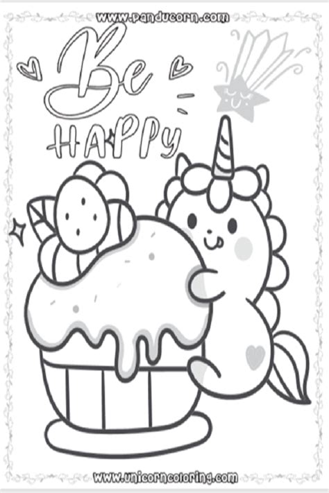 coloring pages unicorn ice cream idalias salon