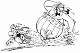 Coloring Asterix Obelix Adventure Sheet Book sketch template