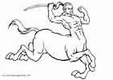 Coloring Pages Centaur Kids Centaurs sketch template