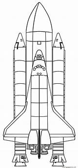 Shuttle Booster sketch template