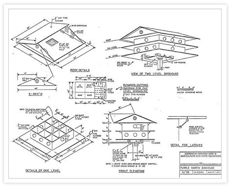 martin bird house plans   home plans design