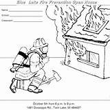 Coloring Pages Fire Safety Department Sparky Prevention Getcolorings Getdrawings sketch template