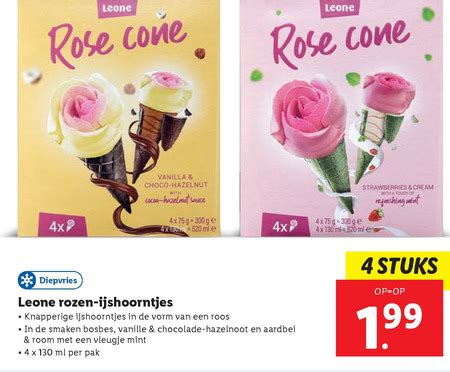 gelatelli ijscornets folder aanbieding bij lidl details