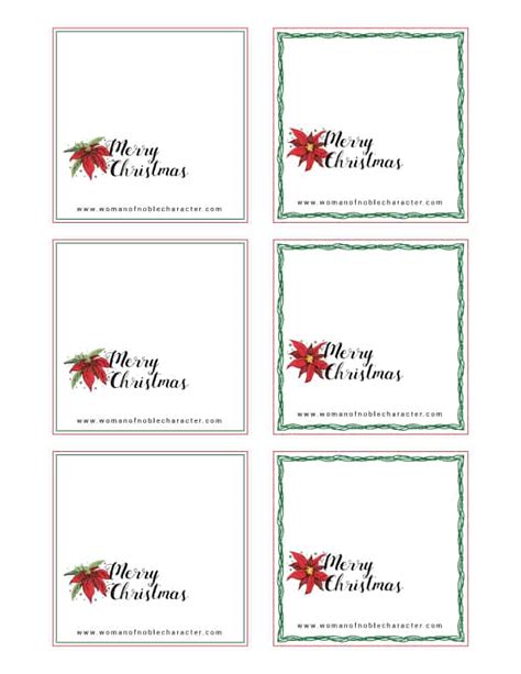 christmas table printables menu placecards holiday