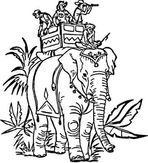 indian elephant coloring page  images elephant coloring page