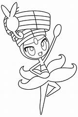 Pokemon Coloring Pages Meloetta Pirouette Lineart Printable Kleurplaten Color Colouring Print Drawing Supercoloring Deviantart Getdrawings Online Sheets Coloriage Coloringpagesonly Kids sketch template